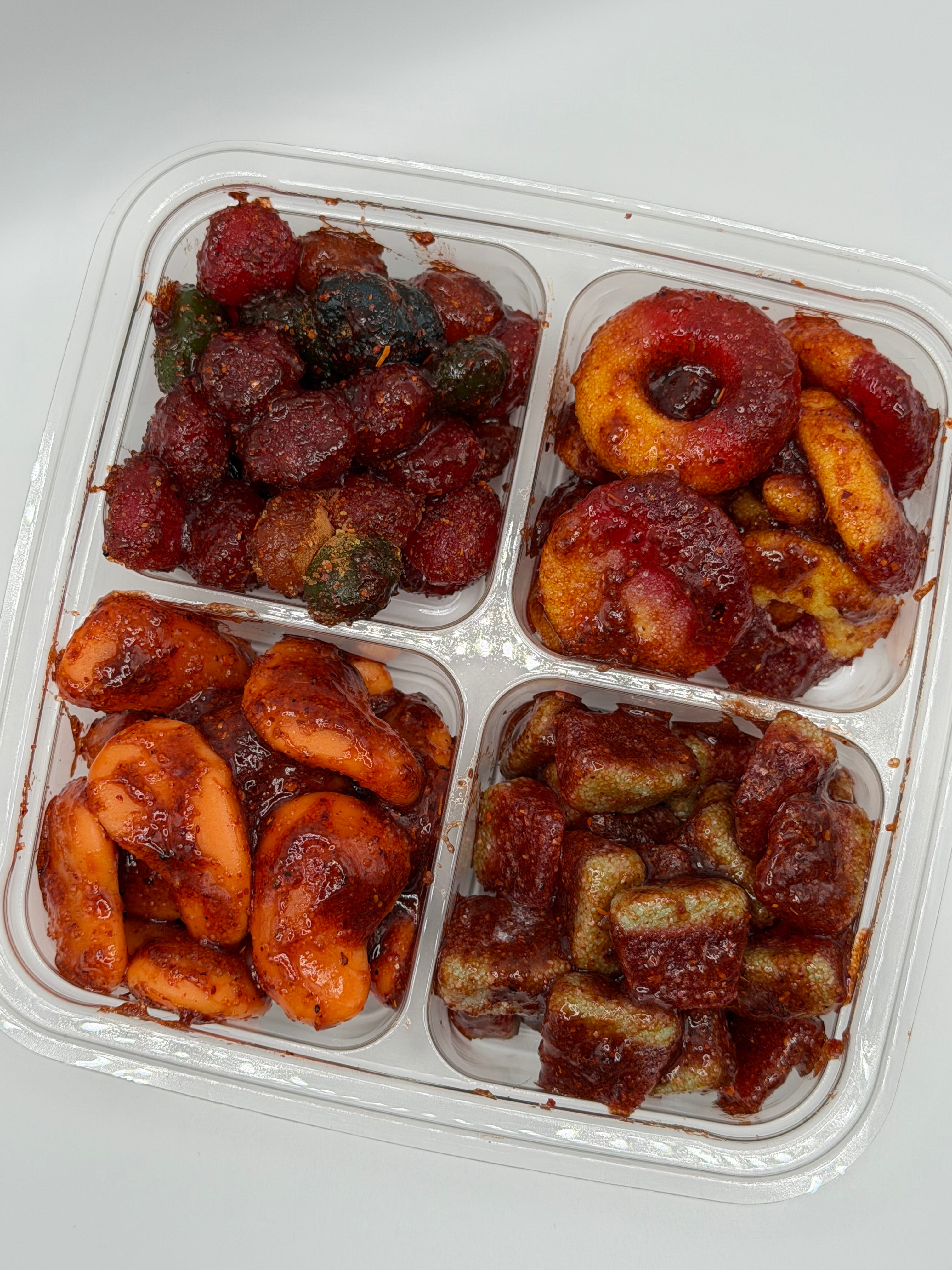 Mix Platter-Gushers.Peach rings.Watermelon.Mango